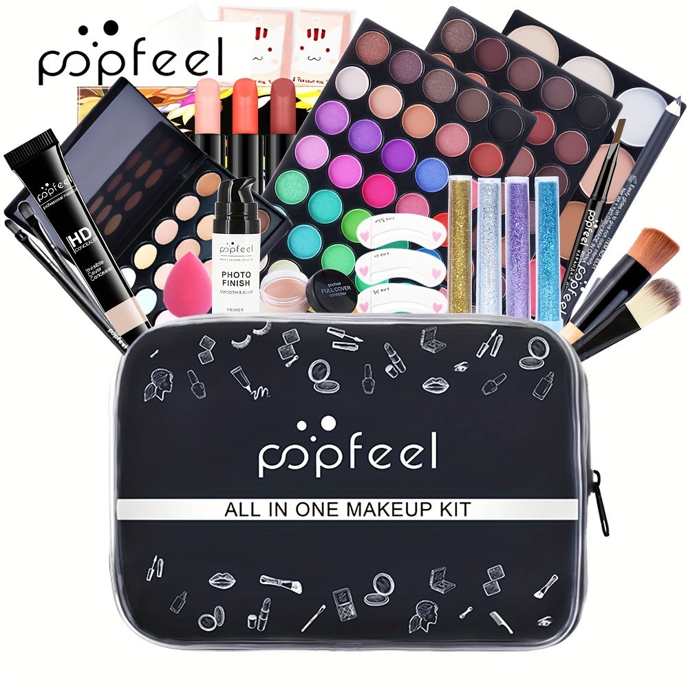 Kit completo de maquiagem para presente.