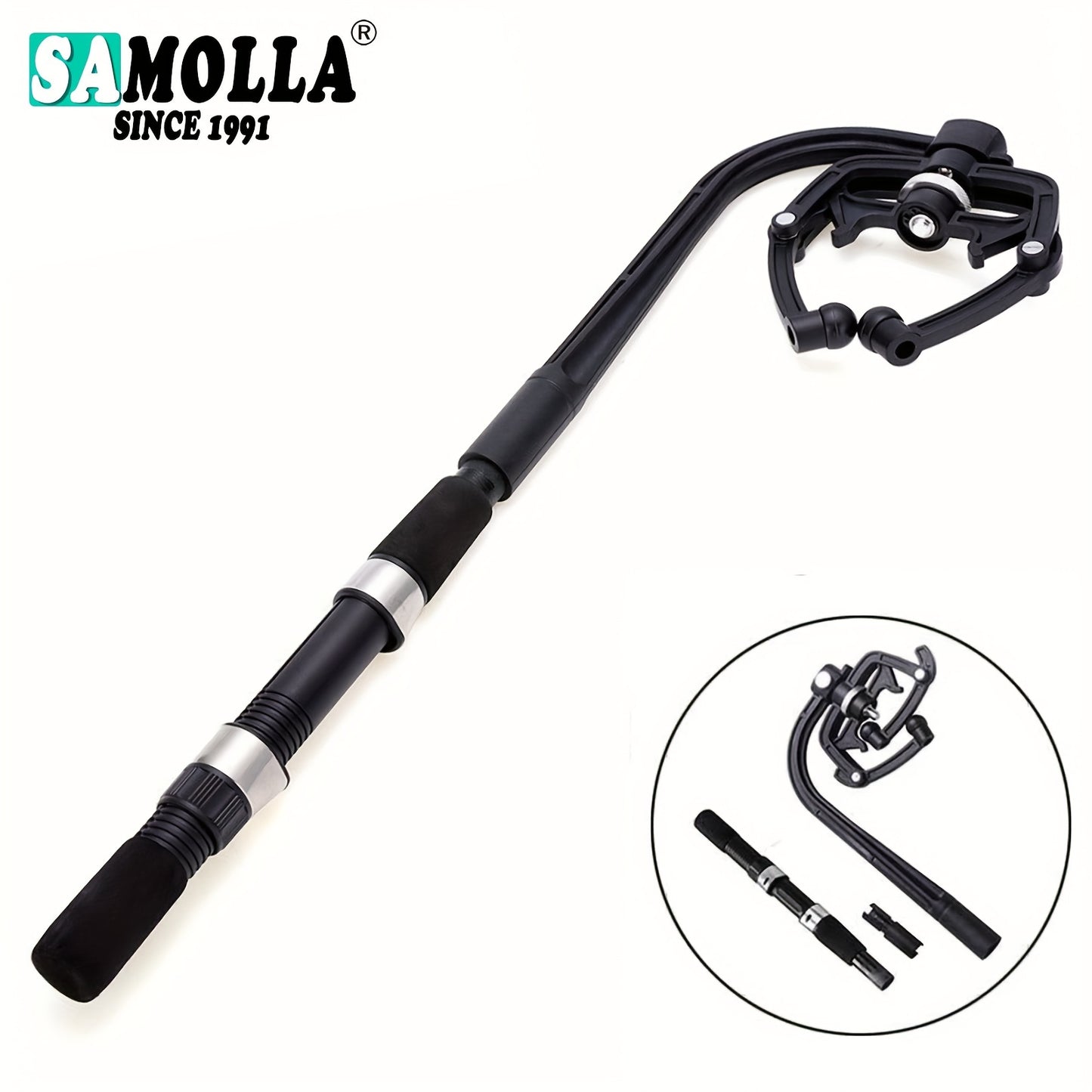 peça carretel de linha de pesca portátil, enrolador de linha compacto