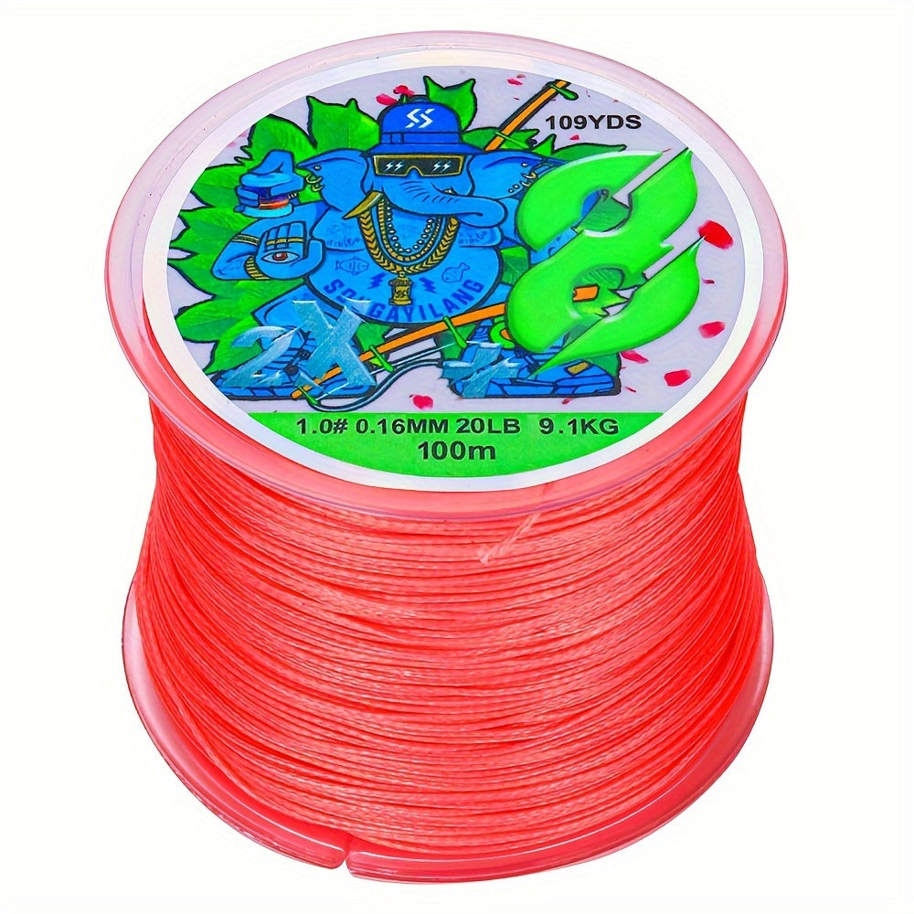 Linha de pesca trançada de PE super-forte com 8 fios