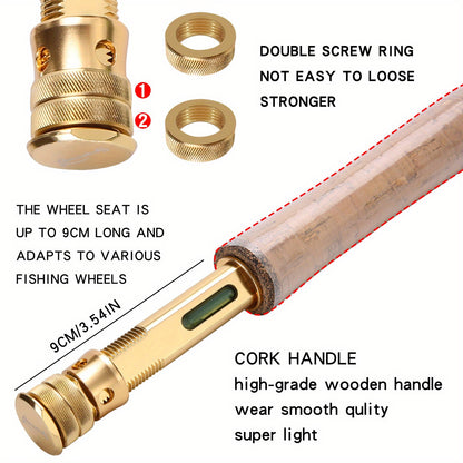 Vara de pesca com mosca Sougayilang 5/6WT em grafite
