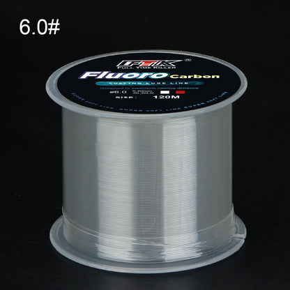 Linha de pesca de carpa monofilamento de nylon com revestimento de microfluorcar