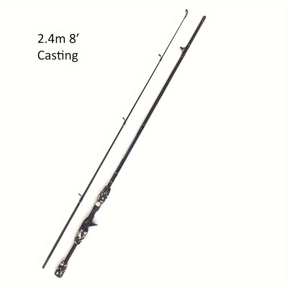 Conjunto de varas de pescar spinning/casting - 1,8 m/6', 2,1 m/7', 2,4 m/8'..