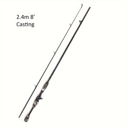 Conjunto de varas de pescar spinning/casting - 1,8 m/6', 2,1 m/7', 2,4 m/8'..