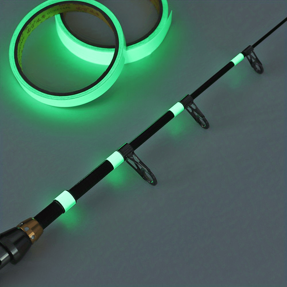 rolo de fita luminoso para vara de pesca aumenta sua visibilidade
