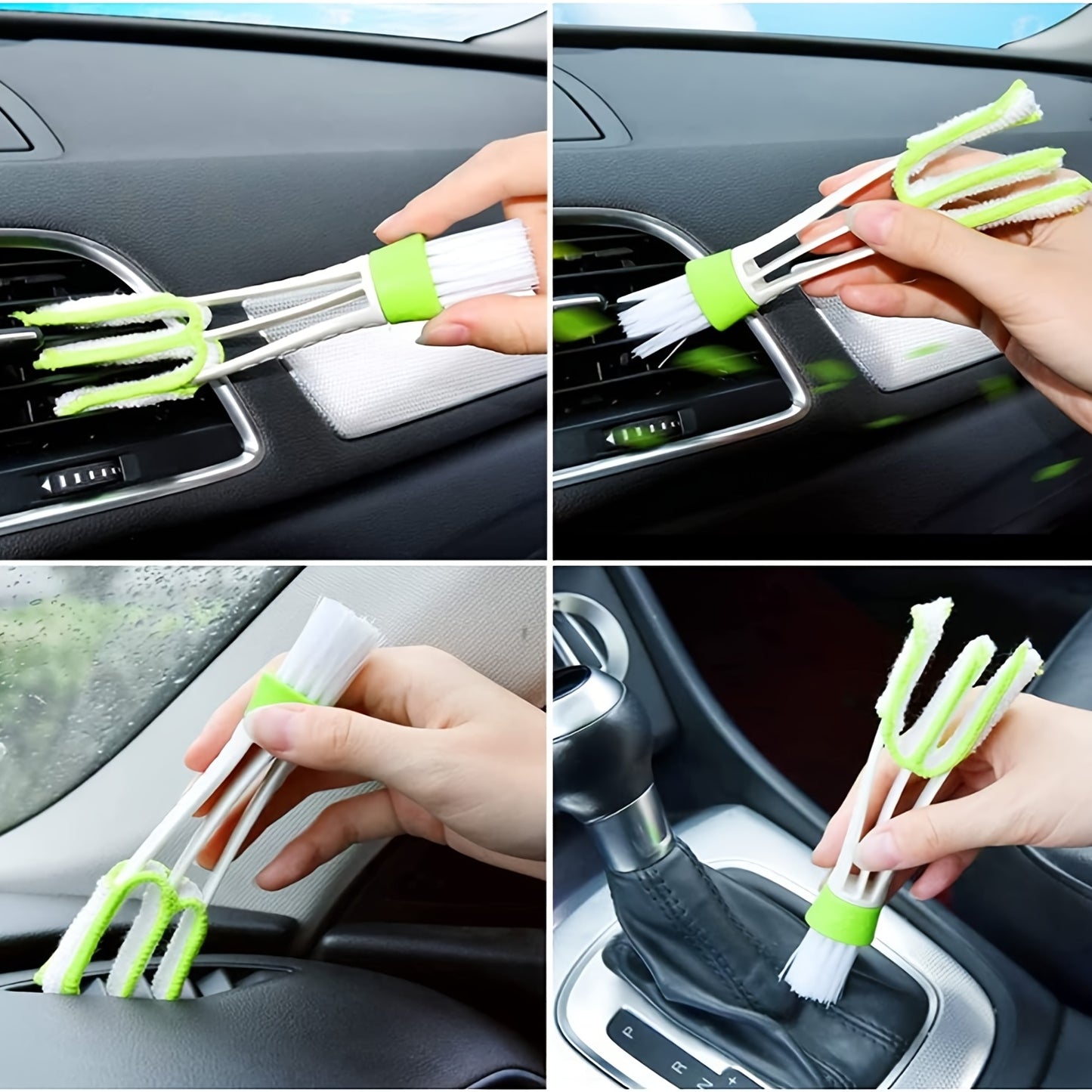 Conjunto de 26 escovas para detalhamento de carro, kit de detalhamento de carro