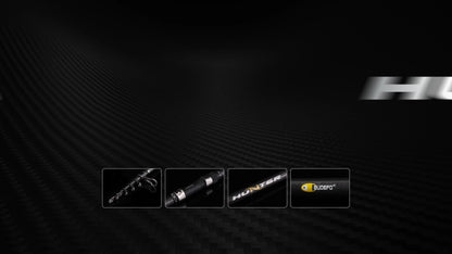 Vara de pesca telescópica BUDEFO Surf Spinning, ideal para  viagem