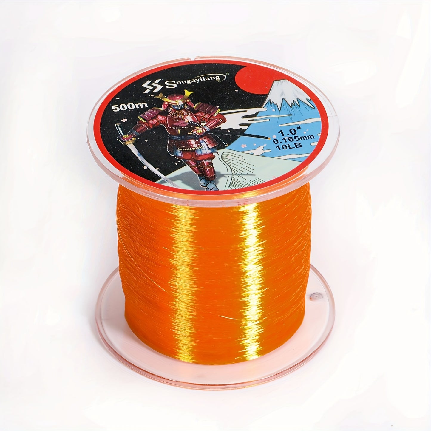 Linha de pesca de nylon monofilamento premium Sougayilang 4X, 500 m/546 jardas,