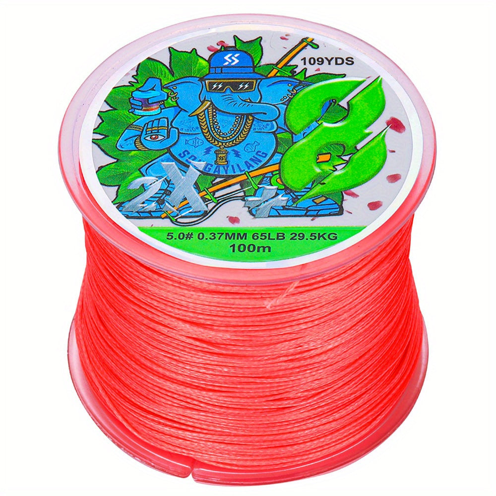 Linha de pesca trançada de PE super-forte com 8 fios