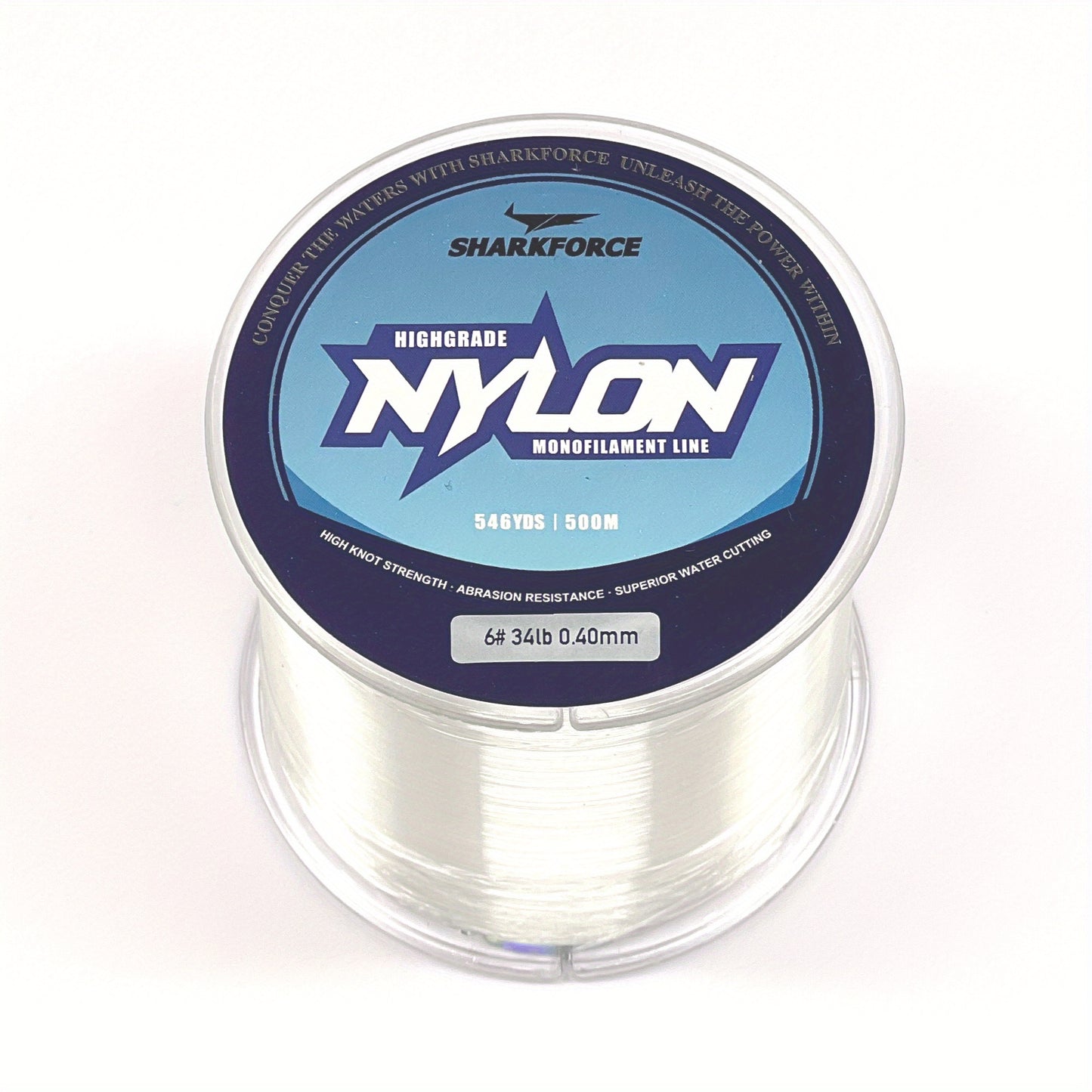 Linha de pesca monofilamento de nylon transparente de 7-40 lb...,