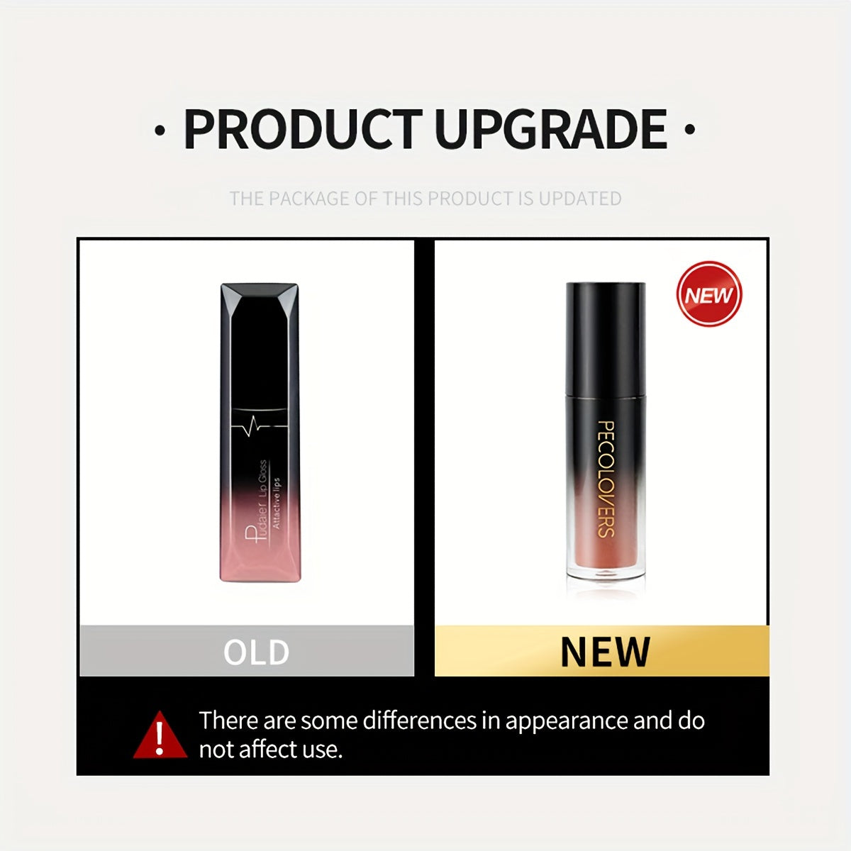 Maquiagem labial, 18 cores, brilho labial super matte,  longa duraçao.