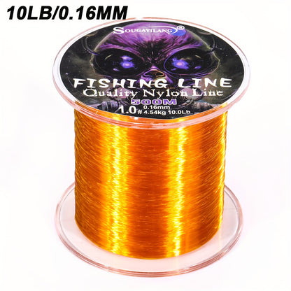 Linha de pesca de nylon ultradurável de 547 jardas/500 m da Sougayilang
