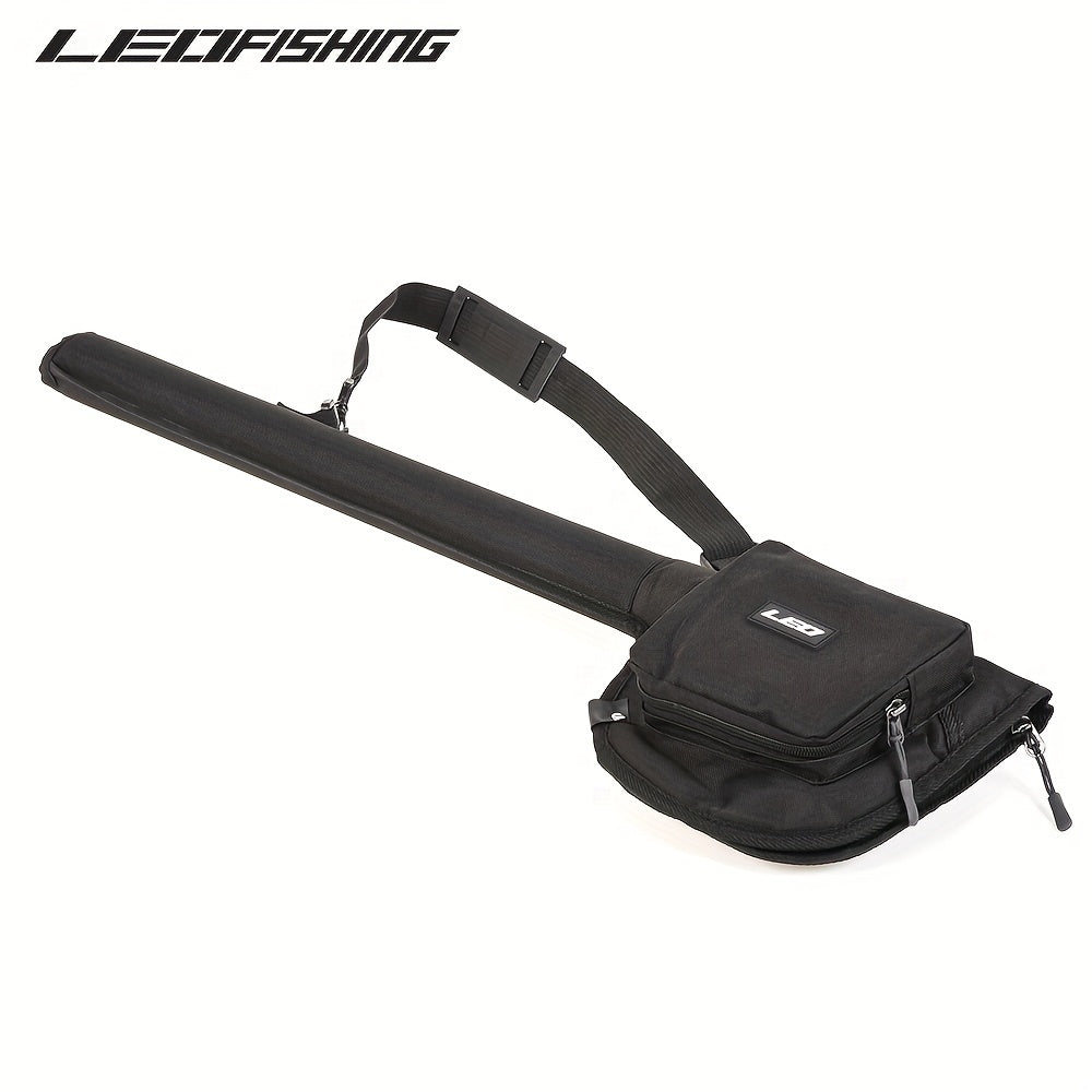 LEOFISHING Estojo de armazenamento de luxo para varas e molinetes de pesca com mosca - à prova d'água, proteção completa, compacto, durável e portátil, bolsa para equipamentos para viagens de pesca em água doce - fácil de transportar e armazenar