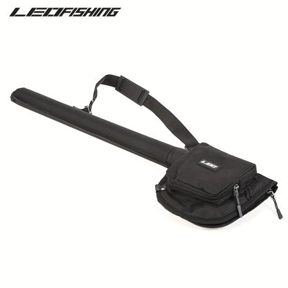 LEOFISHING Estojo de armazenamento de luxo para varas e molinetes de pesca com mosca - à prova d'água, proteção completa, compacto, durável e portátil, bolsa para equipamentos para viagens de pesca em água doce - fácil de transportar e armazenar