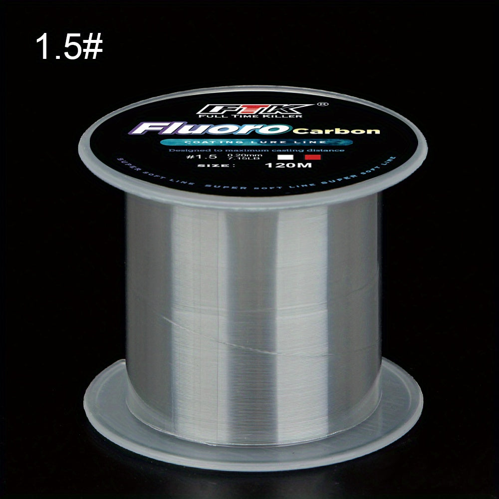 Linha de pesca de carpa monofilamento de nylon com revestimento de microfluorcar