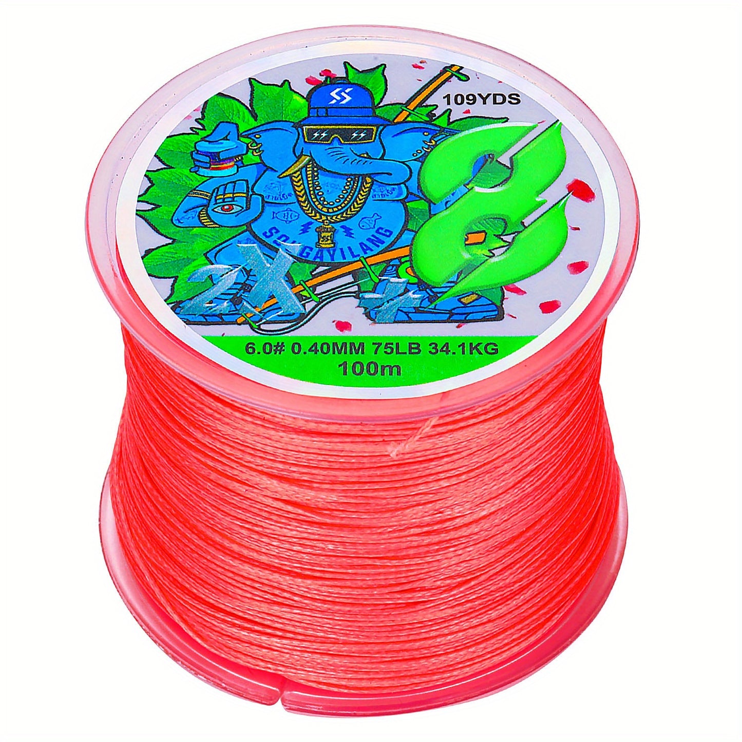 Linha de pesca trançada de PE super-forte com 8 fios