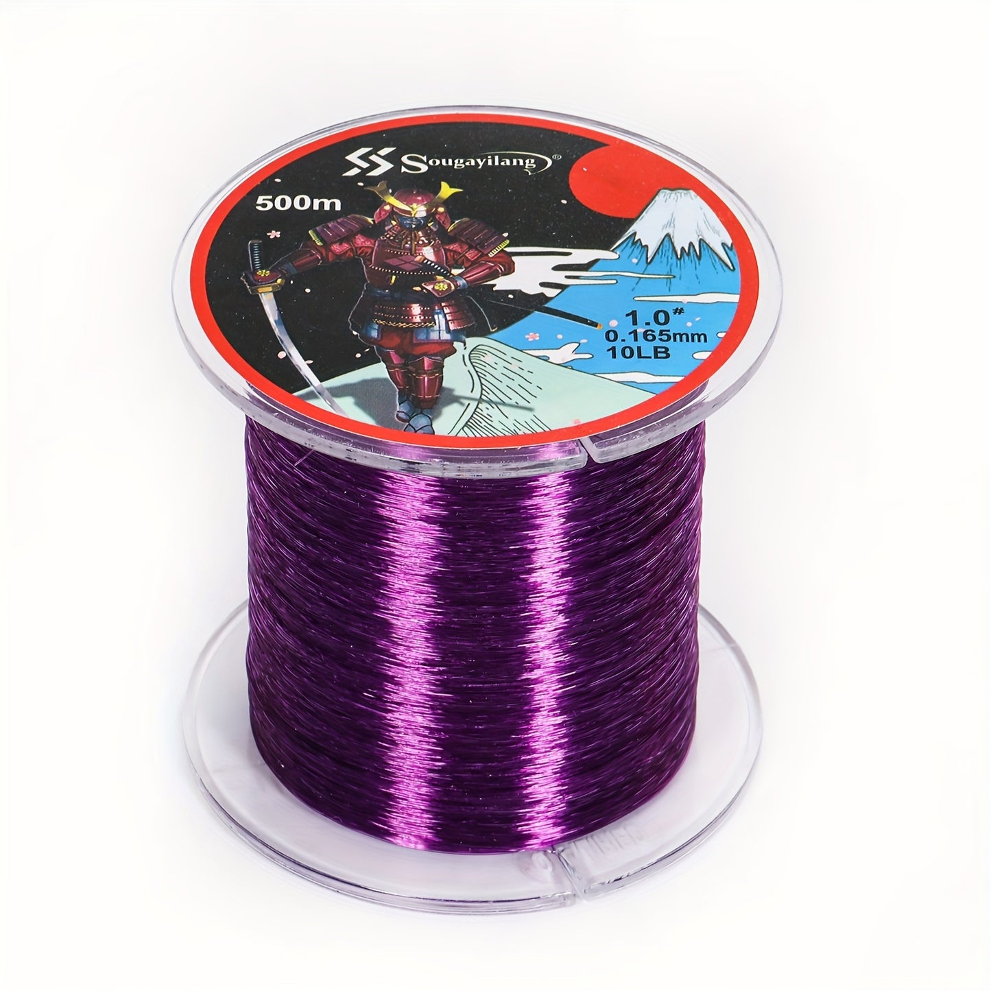 Linha de pesca de nylon monofilamento premium Sougayilang 4X, 500 m/546 jardas,