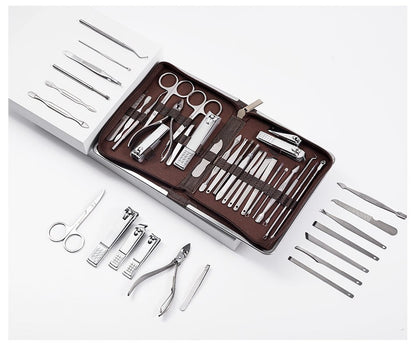 Conjunto de cortador de unhas com 11/26 peças Conjunto de manicure