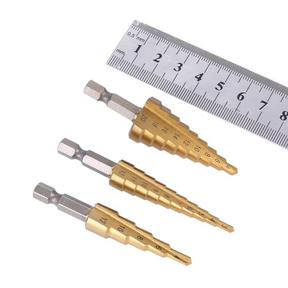 Aumente seu poder de perfuração com este conjunto de brocas escalonadas