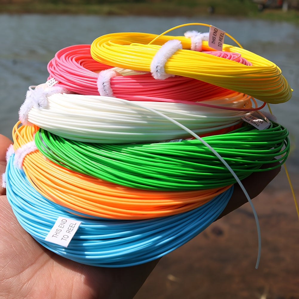 Linha de pesca com mosca Sougayilang, linha flutuante de 100 pés/30,5 m