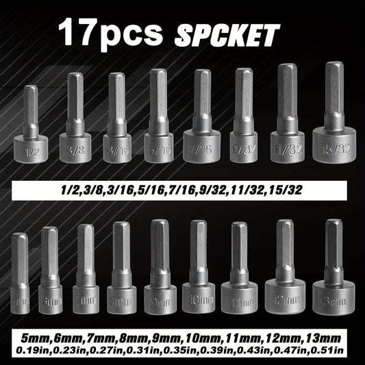 Conjunto de 131 chaves de fenda magnéticas com classificação de plástico.