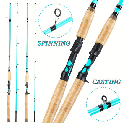 Vara de Pesca Offshore de Fibra de Carbono de 7 pés, Potência Média.e muito linda
