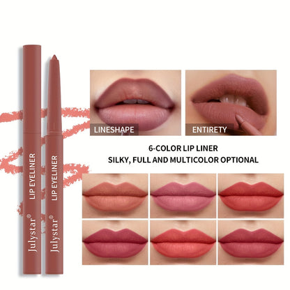 Lápis labial à prova d'água.
