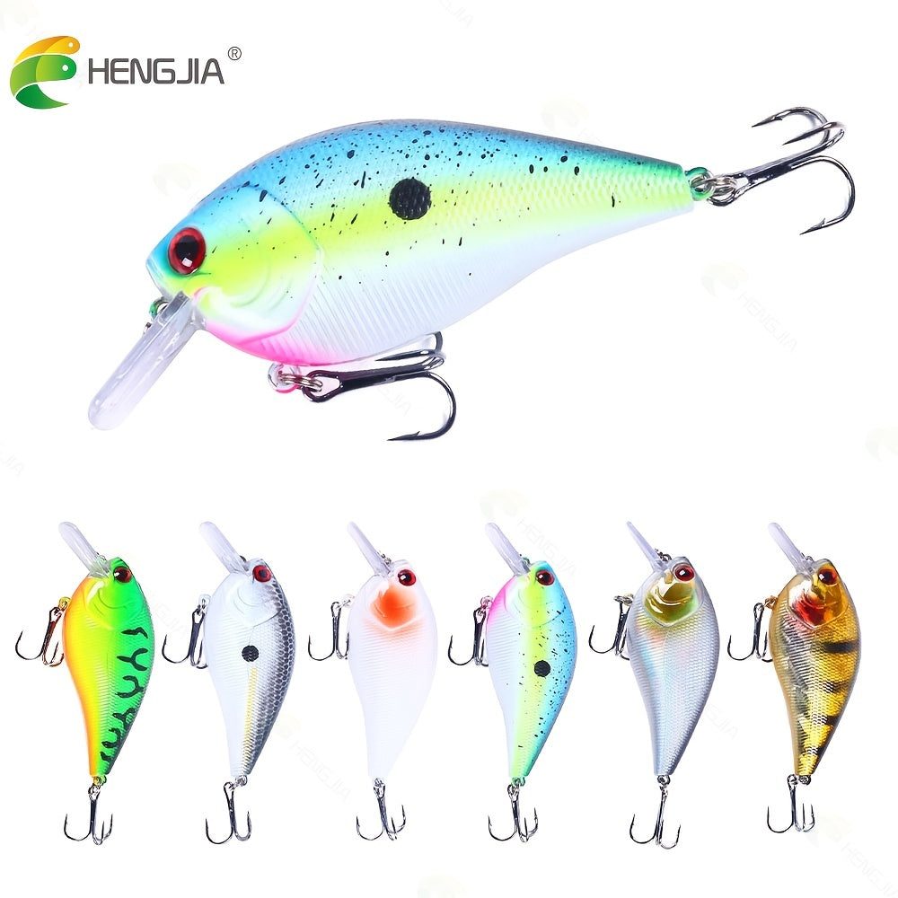 Conjunto de 6 peças de iscas artificiais premium para robalo e lúcio.