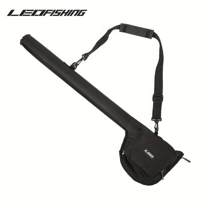 LEOFISHING Estojo de armazenamento de luxo para varas e molinetes de pesca com mosca - à prova d'água, proteção completa, compacto, durável e portátil, bolsa para equipamentos para viagens de pesca em água doce - fácil de transportar e armazenar