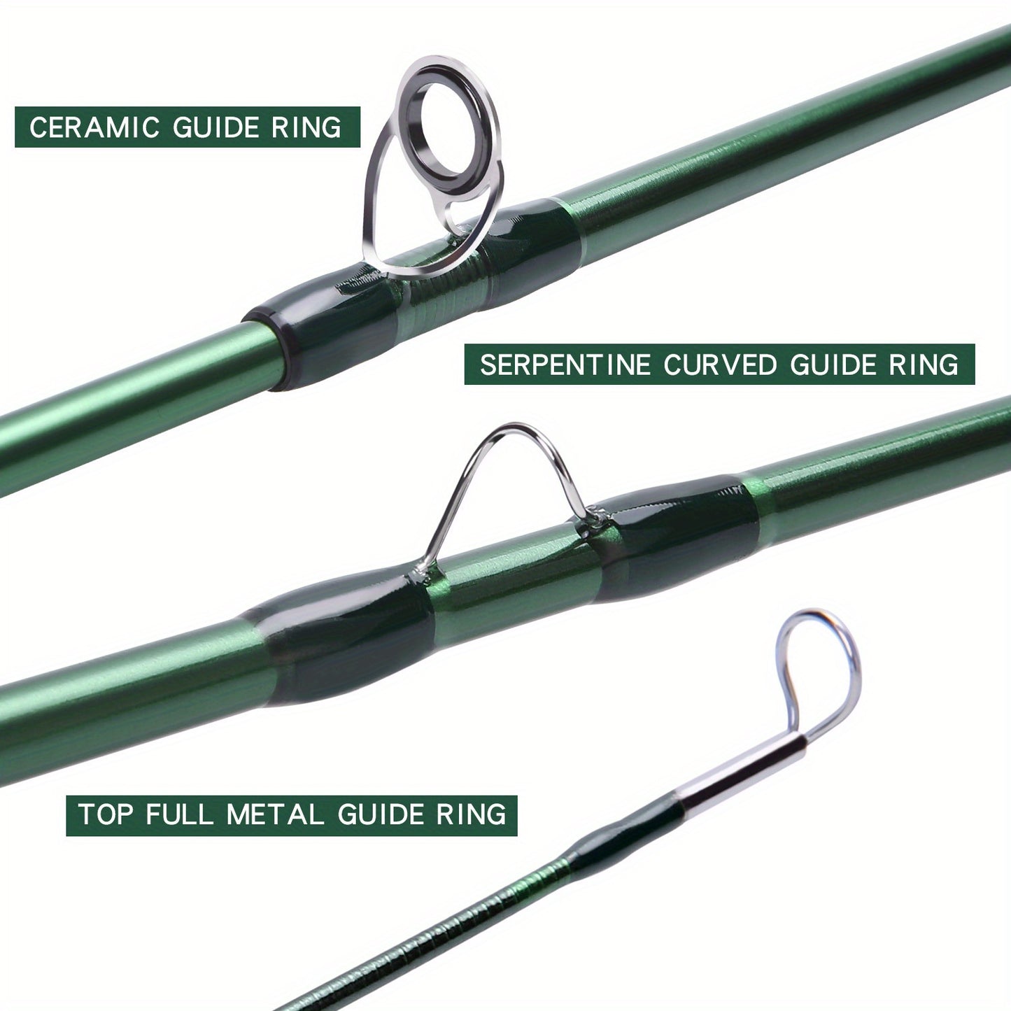 Vara de pesca com mosca Sougayilang 5/6WT em grafite