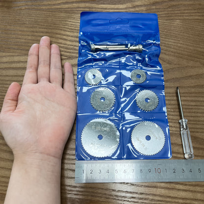 conjunto de 9 peças de rodas de corte para brocas e ferramentas rotativas, lâminas de serra 1/8 ,1/4para ferramentas rotativas, 6 peças de lâminas de corte