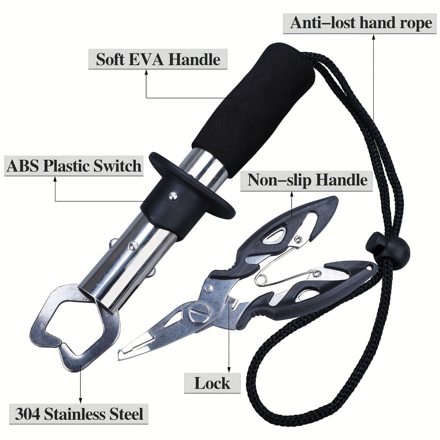 Sougayilang [Estilo Básico] Conjunto de Equipamentos de Pesca, Incluindo Vara de Pesca de Fibra de Carbono de 1,8 m e 5 Seções, Molinete Colorido com Relação de Engrenagem 7.2, Linha de Pesca, Isca de Pesca e Outros Acessórios