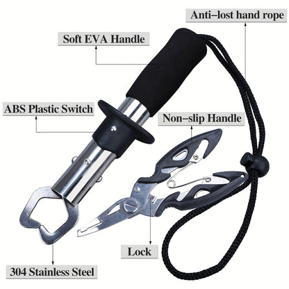 Sougayilang [Estilo Básico] Conjunto de Equipamentos de Pesca, Incluindo Vara de Pesca de Fibra de Carbono de 1,8 m e 5 Seções, Molinete Colorido com Relação de Engrenagem 7.2, Linha de Pesca, Isca de Pesca e Outros Acessórios