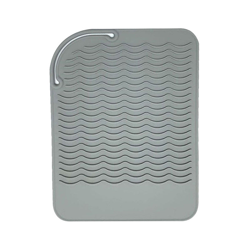 Tapete de silicone premium resistente ao calor para organiza ferramentas de cabelo para modelar sem esforço  Ideal para alisadores de cabelo, chapinhas