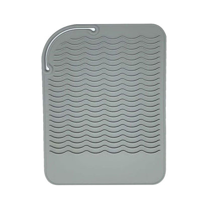 Tapete de silicone premium resistente ao calor para organiza ferramentas de cabelo para modelar sem esforço  Ideal para alisadores de cabelo, chapinhas
