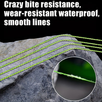 Linha de pesca trançada de PE ultradurável de 4 fios 457M/500YDS de 10 a 100 libras