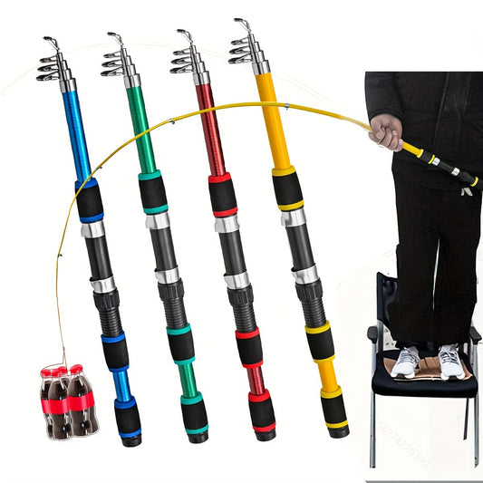 Vara de pesca telescópica de viagem: aproveite a pesca em qualquer lugar com esta vara de pesca leve de fibra de vidro
