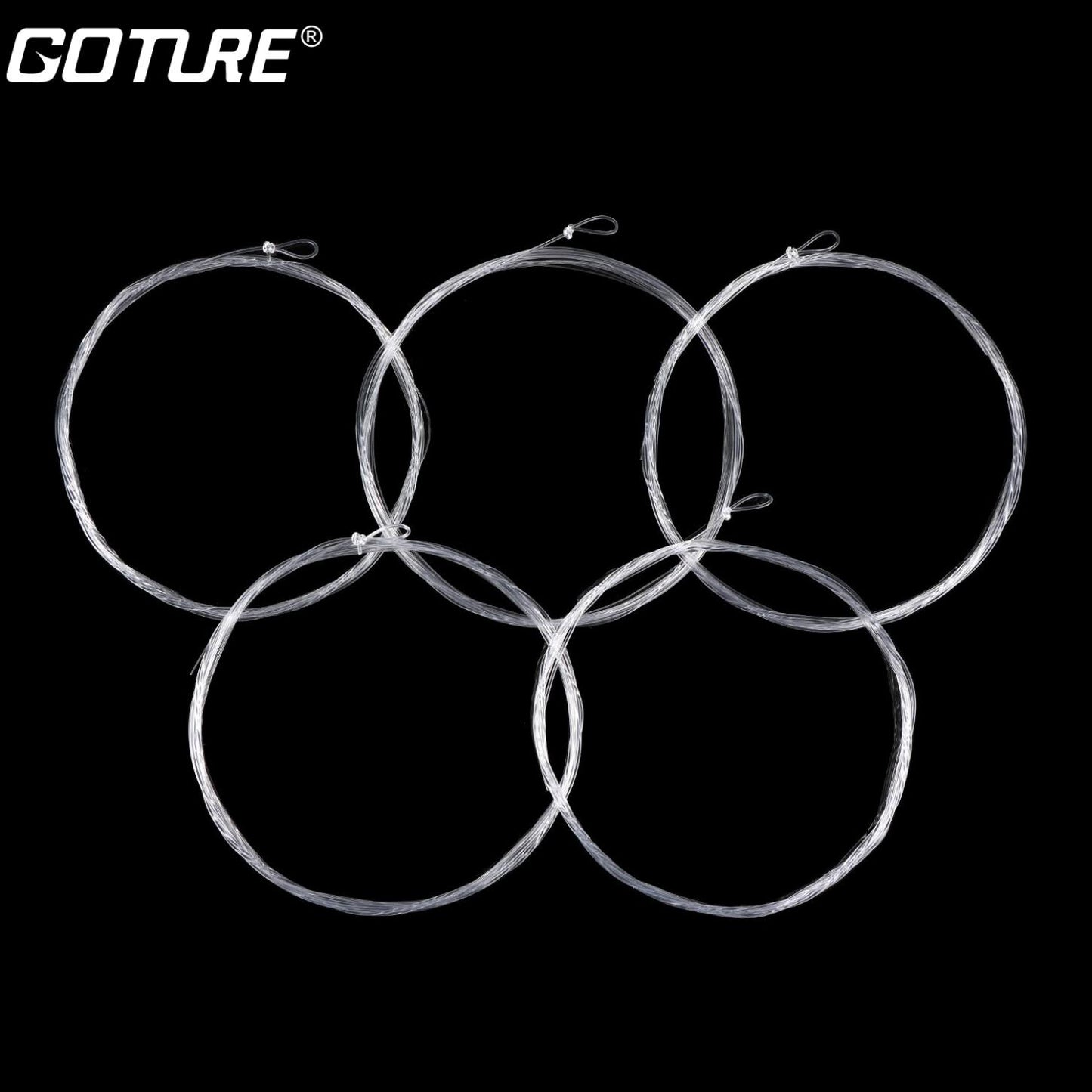 Goture Tapered Leaders: Linha de pesca com laço 0-7X disponível - Perfeita para  pesca