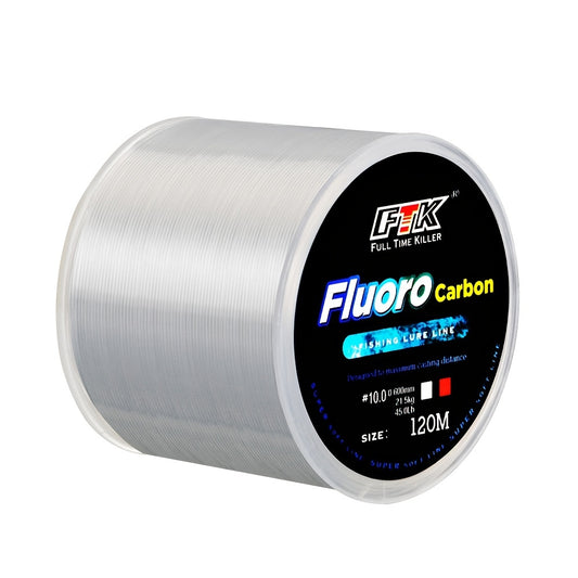 Linha de pesca de carpa monofilamento de nylon com revestimento de microfluorcar