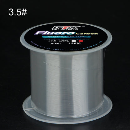 Linha de pesca de carpa monofilamento de nylon com revestimento de microfluorcar