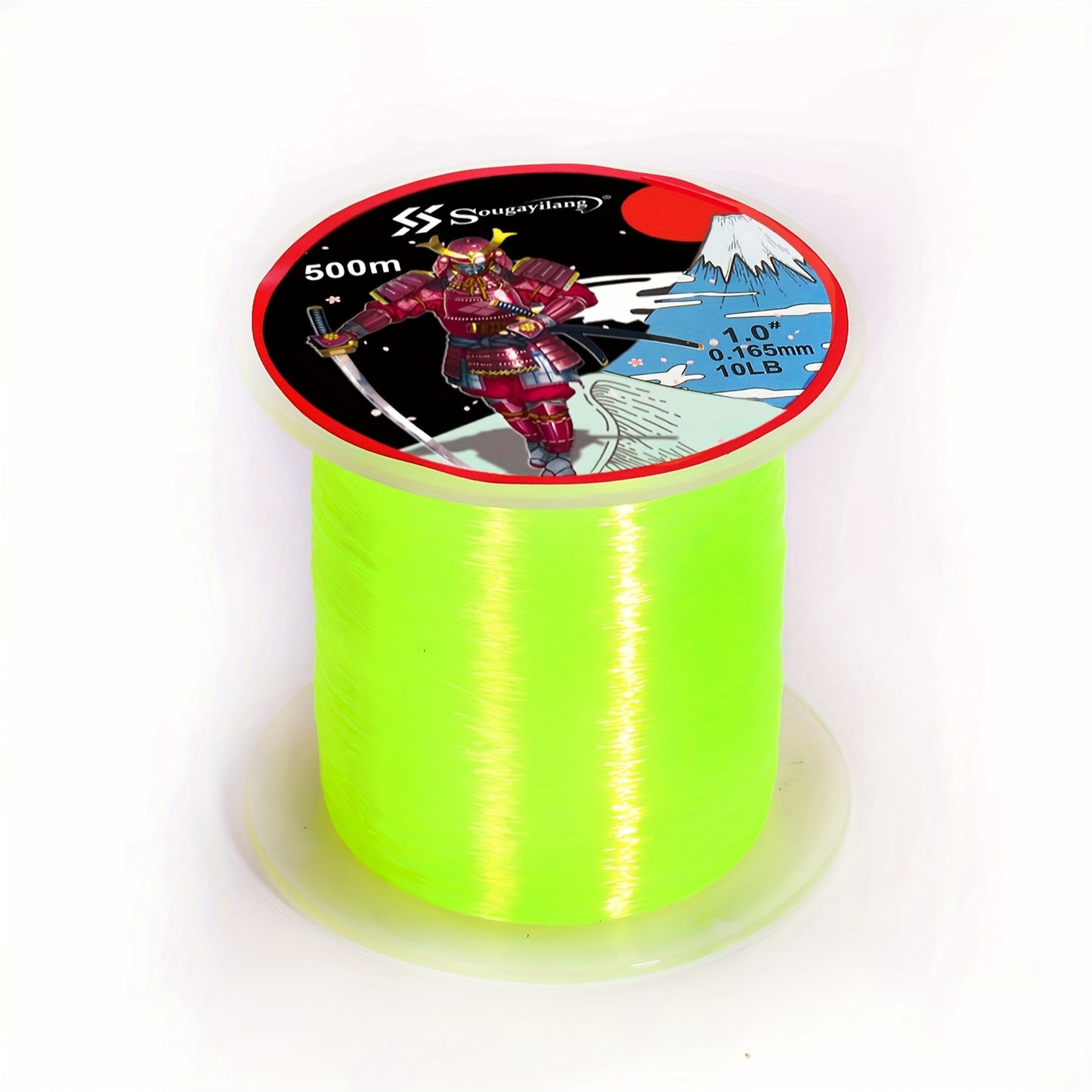 Linha de pesca de nylon monofilamento premium Sougayilang 4X, 500 m/546 jardas,