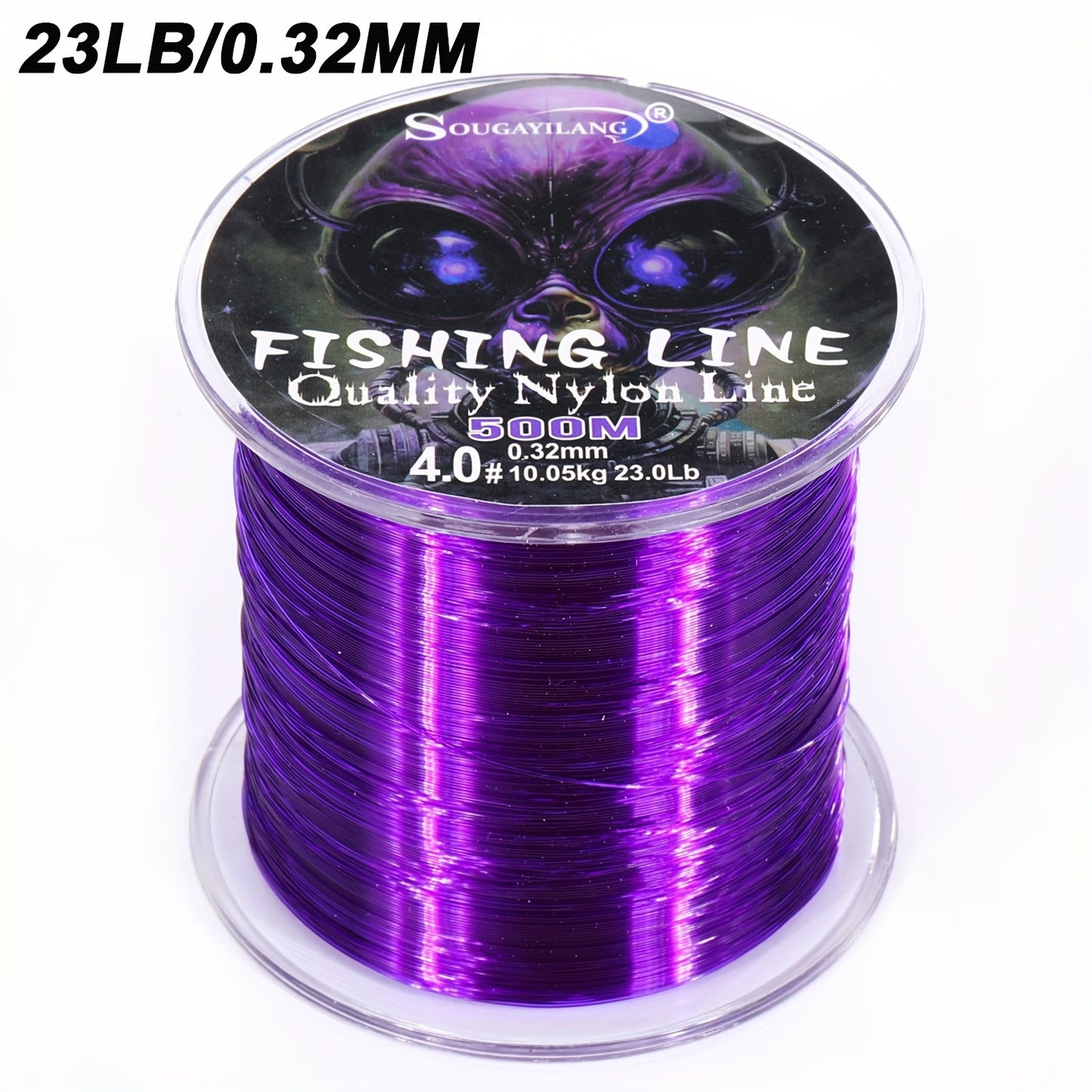 Linha de pesca de nylon ultradurável de 547 jardas/500 m da Sougayilang