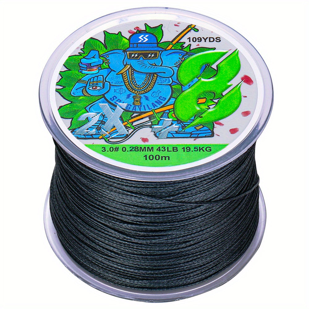 Linha de pesca trançada de PE super-forte com 8 fios