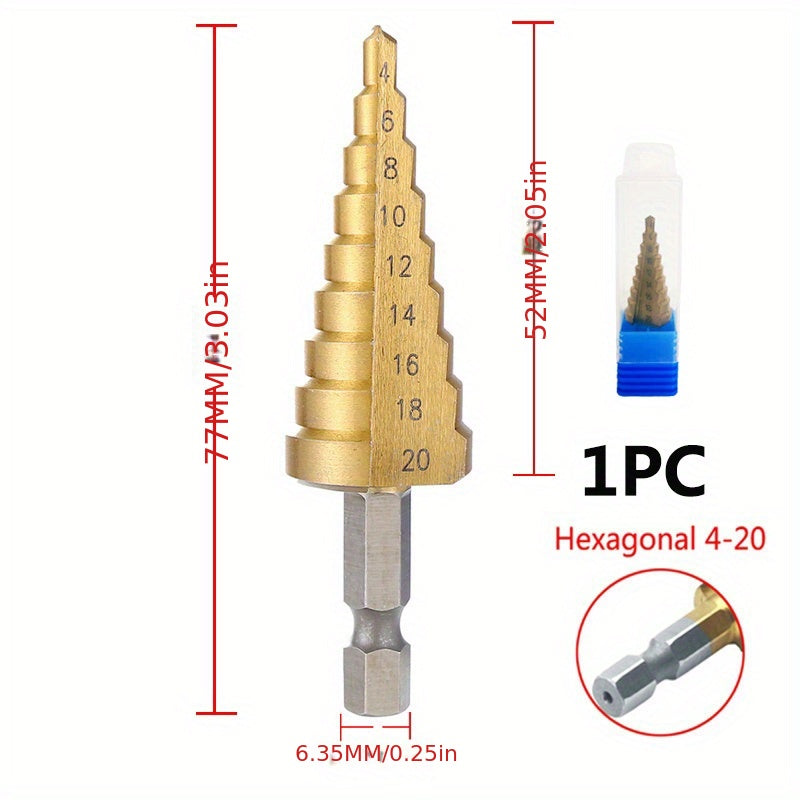 Aumente seu poder de perfuração com este conjunto de brocas escalonadas