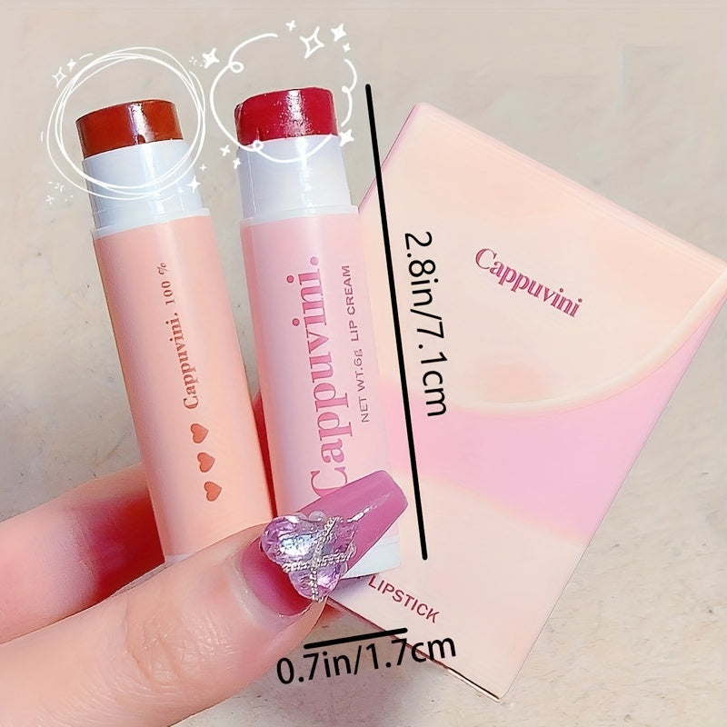 Bálsamo labial com cor, batom hidratante, removedor de pele morta e clareador.