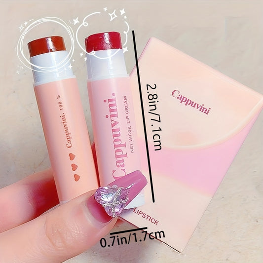 Bálsamo labial com cor, batom hidratante, removedor de pele morta e clareador.