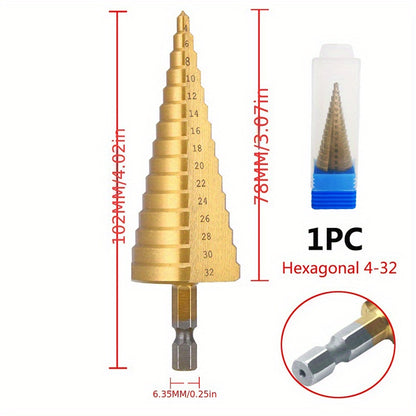 Aumente seu poder de perfuração com este conjunto de brocas escalonadas
