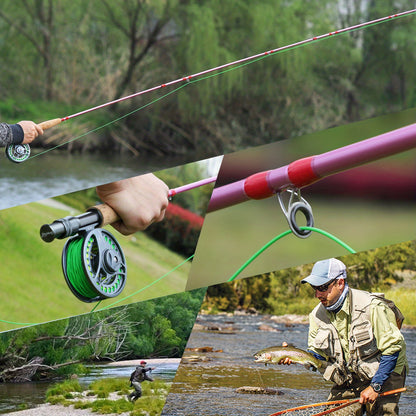 Vara de pesca com mosca Sougayilang 5/6WT em grafite