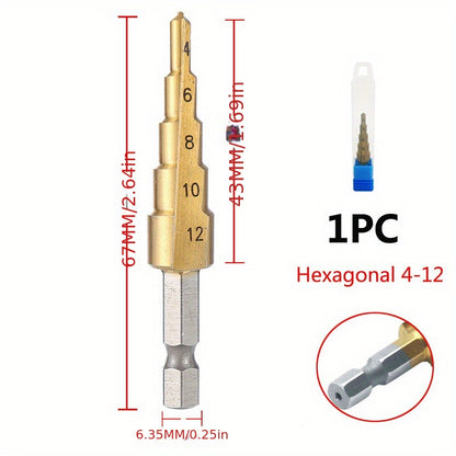 Aumente seu poder de perfuração com este conjunto de brocas escalonadas