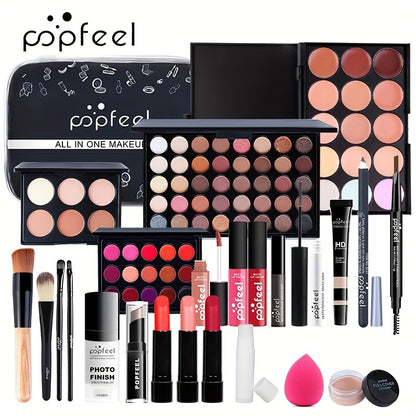 Kit completo de maquiagem para presente.