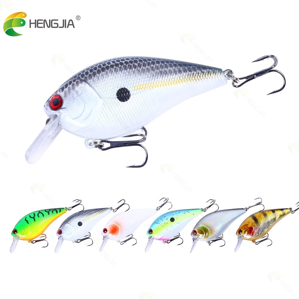 Conjunto de 6 peças de iscas artificiais premium para robalo e lúcio.